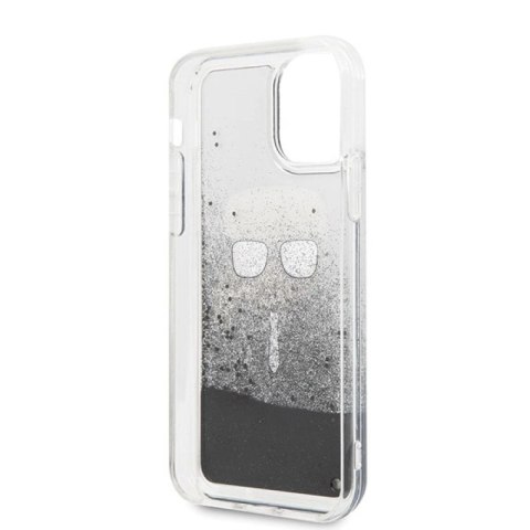 Etui Karl Lagerfeld Iconic Glitter na iPhone 11 Pro - czarne Karl Lagerfeld