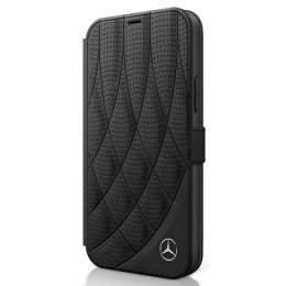 Etui Mercedes New Bow Line na iPhone 12 mini - czarne Mercedes