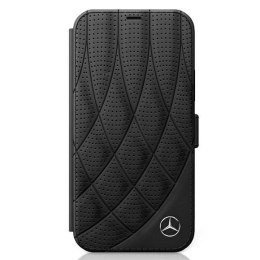 Etui Mercedes New Bow Line na iPhone 12 mini - czarne Mercedes