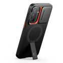 Etui Tech-Protect Kevlar Aura MagSafe na Samsung Galaxy A57 - czarno-pomarańczowe Tech-Protect