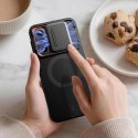 Etui Tech-Protect Kevlar Aura MagSafe na Samsung Galaxy A57 - czarno-pomarańczowe Tech-Protect
