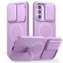 Etui Tech-Protect Kevlar Aura MagSafe na Samsung Galaxy A57 - fioletowe Tech-Protect
