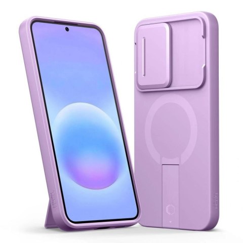 Etui Tech-Protect Kevlar Aura MagSafe na Samsung Galaxy A57 - fioletowe Tech-Protect
