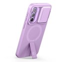 Etui Tech-Protect Kevlar Aura MagSafe na Samsung Galaxy A57 - fioletowe Tech-Protect