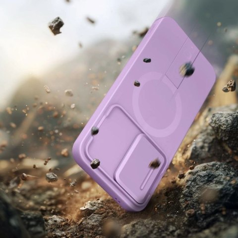 Etui Tech-Protect Kevlar Aura MagSafe na Samsung Galaxy A57 - fioletowe Tech-Protect