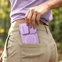 Etui Tech-Protect Kevlar Aura MagSafe na Samsung Galaxy A57 - fioletowe Tech-Protect
