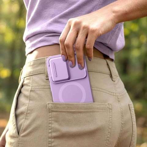 Etui Tech-Protect Kevlar Aura MagSafe na Samsung Galaxy A57 - fioletowe Tech-Protect