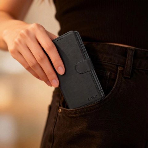 Etui Tech-Protect Wallet na Motorola Edge 70 5G - czarne Tech-Protect