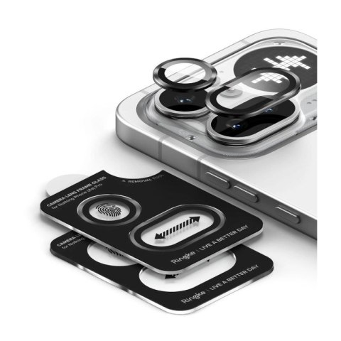 Osłona aparatu Ringke Camera Frame Protector 2-Pack na Nothing Phone 4A Pro - czarna Ringke