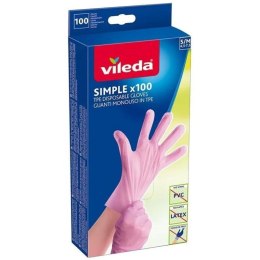 Rękawice lateksowe Vileda Natural Latex S/M 100 szt VILEDA