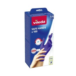 Rękawice nitrylowe Vileda Safe Hands S/M 100 szt. VILEDA