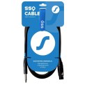 SSQ XZJM1 - kabel Jack MONO - XLR Żeński 1 metrowy SOUND STATION QUALITY (SSQ)