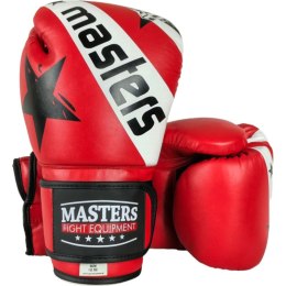 Rękawice bokserskie RPU-STAR 12 oz czerwone MASTERS FIGHT EQUIPMENT