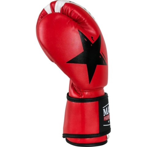Rękawice bokserskie RPU-STAR 12 oz czerwone MASTERS FIGHT EQUIPMENT