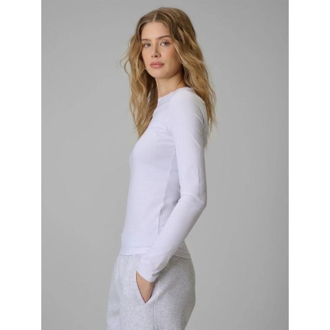 Longsleeve slim gładki damski 4F 4FRSS26TLONF658-10S 4f