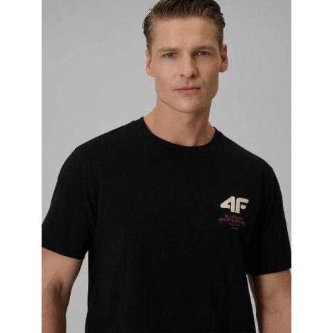 T-shirt regular gładki męski 4F 4FRSS26TTSHM3990-20S 4f