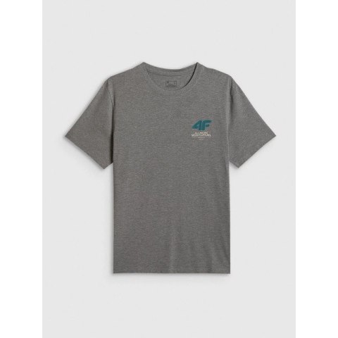 T-shirt regular gładki męski 4F 4FRSS26TTSHM3990-24M 4f