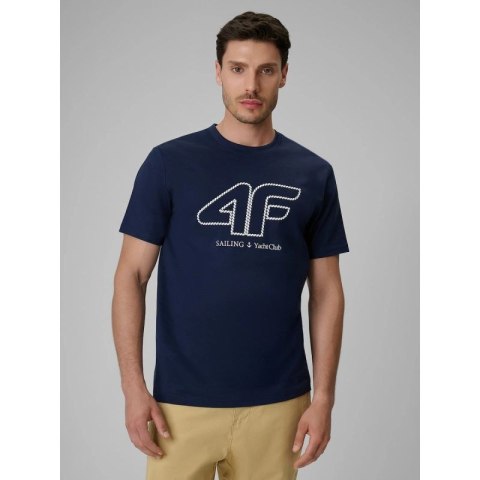 T-shirt regular męski z logo 4F 4FRSS26TTSHM3999-31S 4f