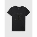 T-shirt regular z nadrukiem damski 4F 4FRSS25TTSHF3162-20S 4f