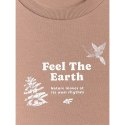 T-shirt regular z nadrukiem damski 4F 4FRSS26TTSHF3704-83S 4f