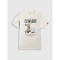 T-shirt regular z nadrukiem męski 4F 4FRSS26TTSHM3811-11S 4f