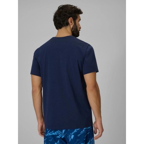 T-shirt regular z nadrukiem męski 4F 4FWSS26TTSHM3034-31S 4f