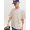 Jack&Jones męska koszulka t-shirt JJEBARRON TEE SS O-NECK NOOS 12298906 MOONBEAM Jack&Jones