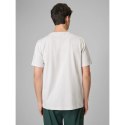 T-shirt regular z nadrukiem męski 4F 4FRSS26TTSHM3814-11S 4f