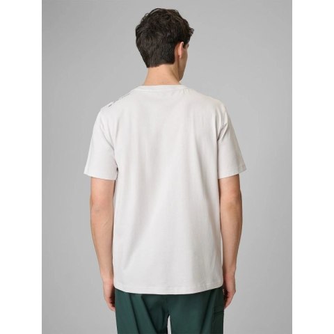 T-shirt regular z nadrukiem męski 4F 4FRSS26TTSHM3814-11S 4f