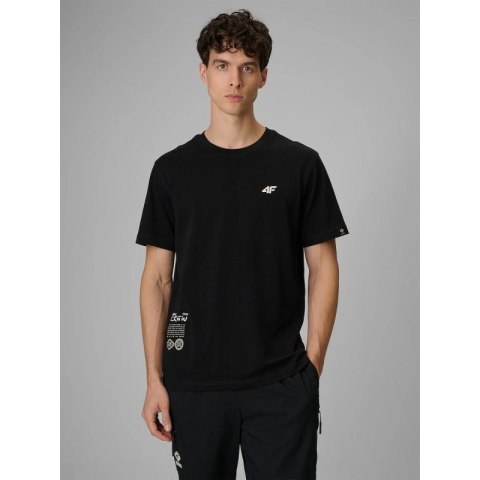 T-shirt regular z nadrukiem męski 4F 4FRSS26TTSHM3814-20S 4f