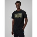 T-shirt regular z nadrukiem męski 4F 4FRSS26TTSHM3991-20S 4f