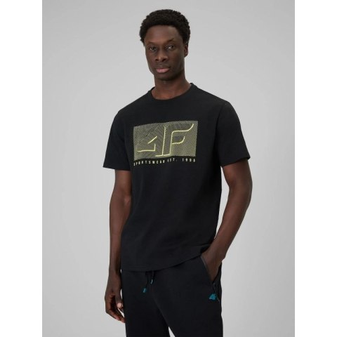 T-shirt regular z nadrukiem męski 4F 4FRSS26TTSHM3991-20S 4f
