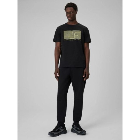 T-shirt regular z nadrukiem męski 4F 4FRSS26TTSHM3991-20S 4f