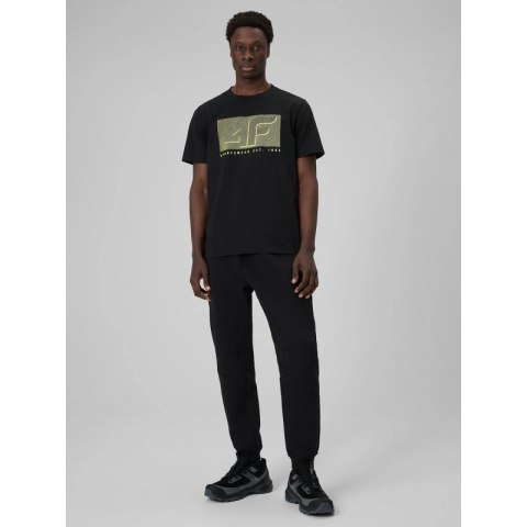 T-shirt regular z nadrukiem męski 4F 4FRSS26TTSHM3991-20S 4f
