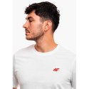 T-shirt bewełniany męski 4F 4FWSS26TTSHM4484-10S 4f