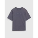 T-shirt oversize z nadrukiem chłopięcy 4F 4FJWSS25TTSHM1879-22S 4f