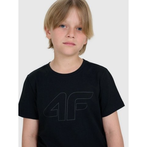 T-shirt regular z nadrukiem chłopięcy 4F 4FJRMM00TTSHM3255-20S 4f