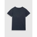 T-shirt regular z nadrukiem chłopięcy 4F 4FJRMM00TTSHM3255-31S 4f