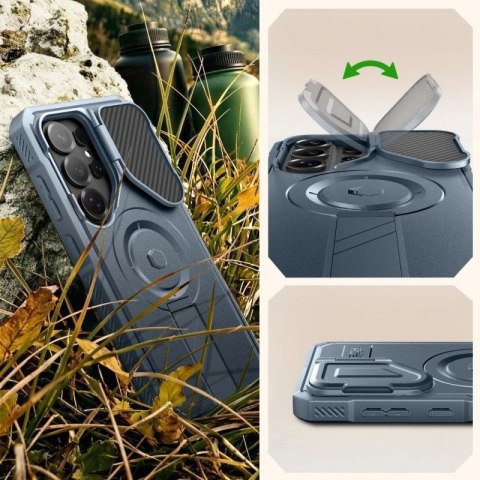 Etui Tech-Protect Kevlar MagSafe 2-Set na Samsung Galaxy S26 Ultra - niebieskie Tech-Protect