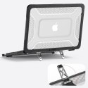 Etui Tech-Protect Kevlar Pro na MacBook Neo 13" 2026 - czarno-przezroczyste Tech-Protect