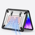 Etui Tech-Protect Kevlar Pro na MacBook Neo 13" 2026 - czarno-przezroczyste Tech-Protect