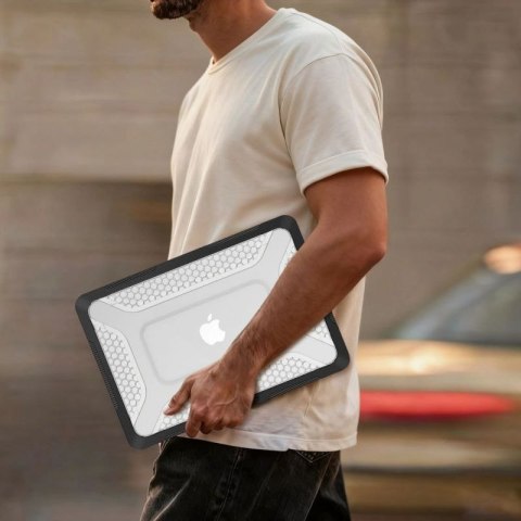 Etui Tech-Protect Kevlar Pro na MacBook Neo 13" 2026 - czarno-przezroczyste Tech-Protect