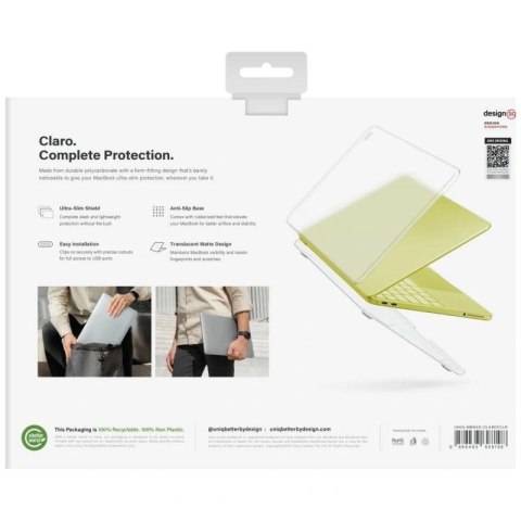 Etui UNIQ Claro na MacBook Neo - przezroczyste UNIQ