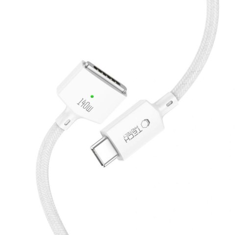 Kabel Tech-Protect MMC01 Ultraboost USB-C / USB-C MagSafe 3 140W 200 cm do MacBook - biały Tech-Protect