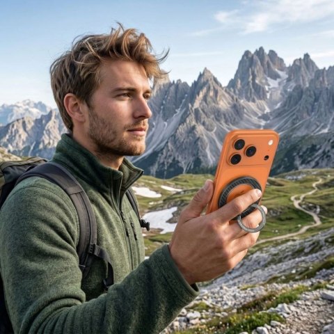 Pierścień magnetyczny Tech-Protect MMR800 na telefon - czarny Tech-Protect
