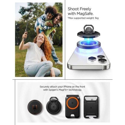 Selfie stick Spigen S582W Bluetooth - czarny Spigen