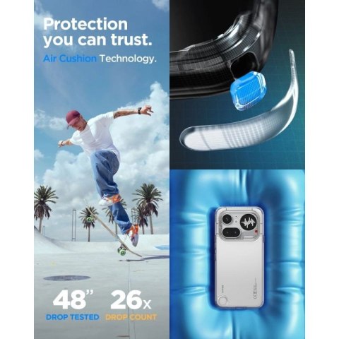 Etui Spigen Ultra Hybrid na Nothing Phone 4A Pro - przezroczyste Spigen
