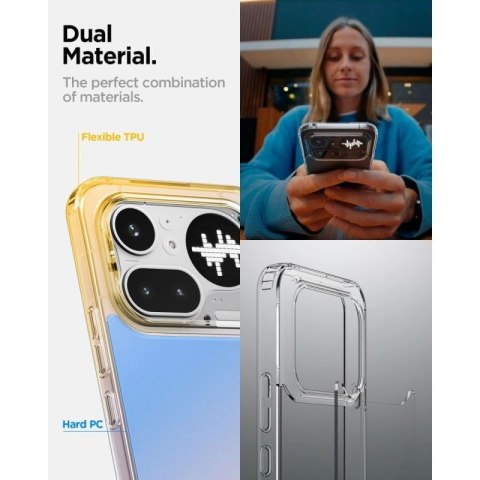Etui Spigen Ultra Hybrid na Nothing Phone 4A Pro - przezroczyste Spigen