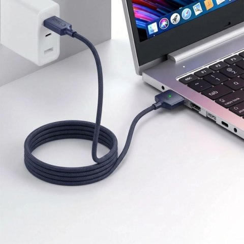 Kabel Tech-Protect MMC01 Ultraboost USB-C / USB-C MagSafe 3 140W 200 cm do MacBook - granatowy Tech-Protect