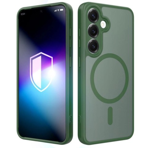 Etui 3mk Misty MagCase na Samsung Galaxy S25 - zielone 3mk Protection